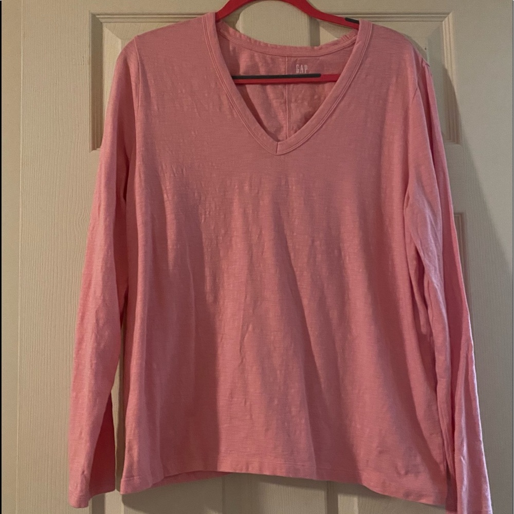 Gap Long Sleeved V-Neck T-Shirt, Size XXL